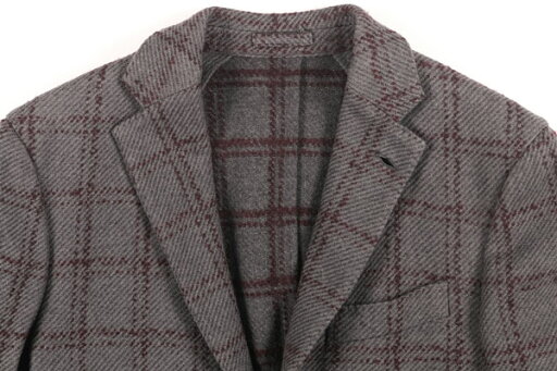 【48】 LARDINI ラルディーニ ジャケット IA320AQ-11 Lサイズ相当 メンズ 秋冬 グレー 灰色 チェック コットン カシミヤ混 アウター トップス イタリア製 並行輸入品 ラッピング無料 送料無料 W22563