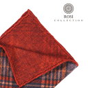 ROSI COLLECTION ロージコレクション ポケットチーフ WILL メンズ 秋冬 レッド 赤 ウール リバーシブル イタリア製 並行輸入品 ラッピング...