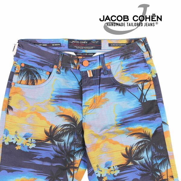 JACOB COHEN ヤコブコーエン ハーフパンツ J6636 メンズ 春夏 マルチカラー コット
