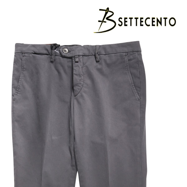 B SETTECENTO ビーセッテチェント パンツ 8029 メンズ グレー 灰色 コットン ズボン イタリア製 並行輸入品 ラッピング無料 送料無料 23733gy uts2410