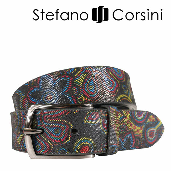 正規激安 Stefano Corsini ステファノ コルシーニ ベルト メンズ ブラック 黒 レザー 並行輸入品 メンズファッション 男性用 ビジネス 日本未入荷 ラッピング無料 Utsubo Stock Madeinbox Es