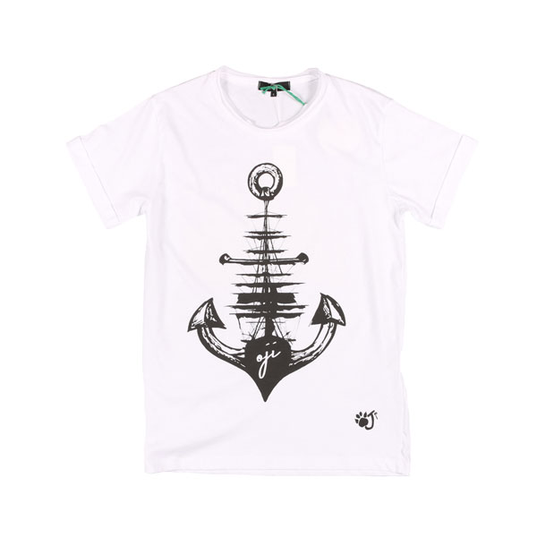 Rakuten - OJI オージ Uネック半袖Tシャツ コットン 並行輸入品 ラッピング無料 送料無料 24573