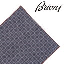 Brioni uI[j |Pbg`[t HAND POLLED HANDKERIC Y lCr[  VN VN100% C^A sAi bsO  A25716 uts2410