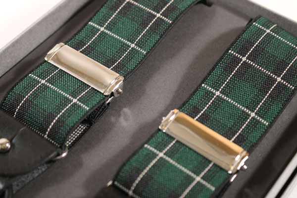 ROSI COLLECTION ロージコレクション サスペンダー Brace メンズ グリーン 緑 チェック ポリエステル イタリア製 並行輸入品 ラッピング無料 送料無料 A26752 uts2410