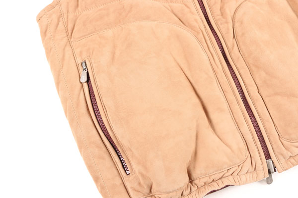 【お買い物マラソン 30%OFF】 BRUNELLO CUCINELLI ブルネロクチネリ ダウンベスト M0PCL1735 本革 レザー 並行輸入品 ラッピング無料 送料無料 27163