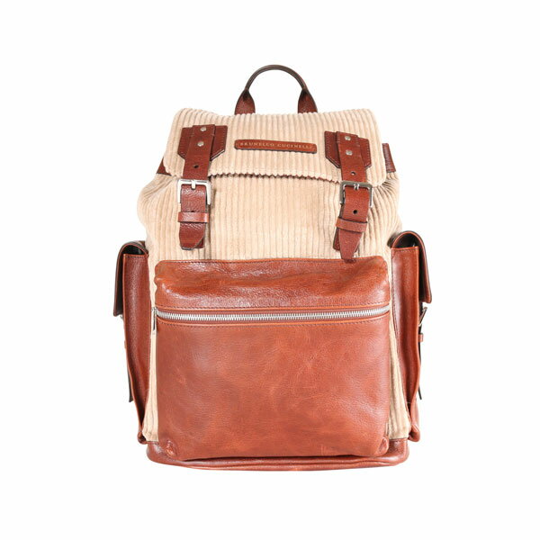BRUNELLO CUCINELLI ブルネロクチネリ リュック MBTNU356 メンズ ブラウン 茶 本革 イタリア製 並行輸入品 ラッピング無料 送料無料 A27223