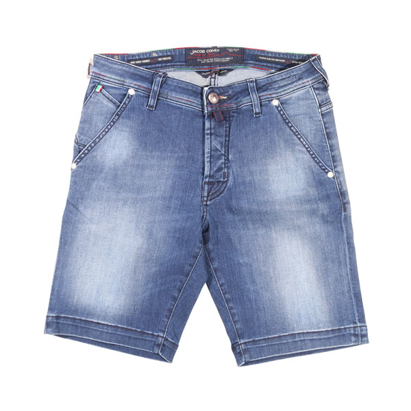 JACOB COHEN ヤコブコーエン ハーフパンツ J6613 FLAG COMF メンズ 春夏 コットン ズボン イタリア製 並行輸入品 ラッピング無料 送料無料 27321 uts2410