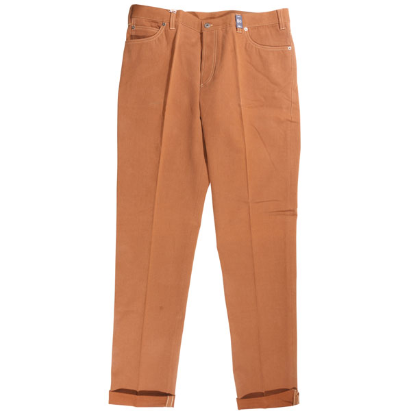 【56】 BRUNELLO CUCINELLI ブルネロクチネリ パンツ 09S2524 4XLサイズ相当 メンズ ブラウン 茶 コットン ズボン 大きいサイズ イタリア製 並行輸入品 ラッピング無料 送料無料 A27361