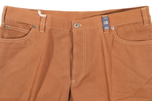 【楽天スーパーSALE 20%OFF】 【56】 BRUNELLO CUCINELLI ブルネロクチネリ パンツ 09S2524 4XLサイズ相当 メンズ ブラウン 茶 コットン ズボン 大きいサイズ イタリア製 並行輸入品 ラッピング無料 送料無料 A27361