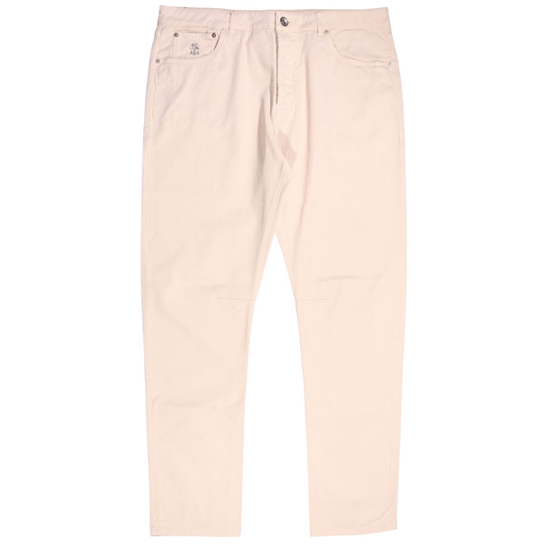 Rakuten - 【54】 BRUNELLO CUCINELLI ブルネロクチネリ ジーンズ M0Y16X1290 ホワイト 白 コットン 並行輸入品 ラッピング無料 送料無料 28038-54