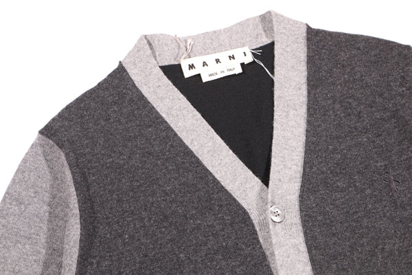 【お買い物マラソン】 MARNI マルニ カーディガン CDMG0022Q0 メンズ 秋冬 ウール ニット イタリア製 並行輸入品 ラッピング無料 送料無料 28677