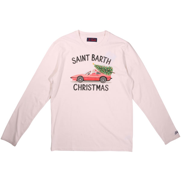 Rakuten - Saint Barth セントバース Uネック長袖Tシャツ BARTH XMAS 11 コットン 並行輸入品 ラッピング無料 送料無料 29139