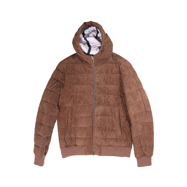 【48】 HERNO ヘルノ ブルゾン PL002UR 18058 8900 Lサイズ相当 秋冬 ブラウン 茶 本革 レザー アウター トップス イタリア製 並行輸入品 ラッピング無料 送料無料 W29156