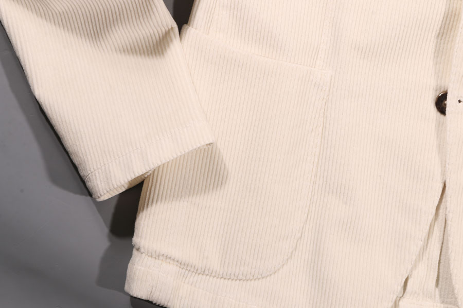 【46】 BAGUTTA バグッタ ジャケット RICK_ELI 11711 Mサイズ相当 秋冬 ホワイト 白 コットン コーデュロイ アウター トップス イタリア製 並行輸入品 ラッピング無料 送料無料 W29228