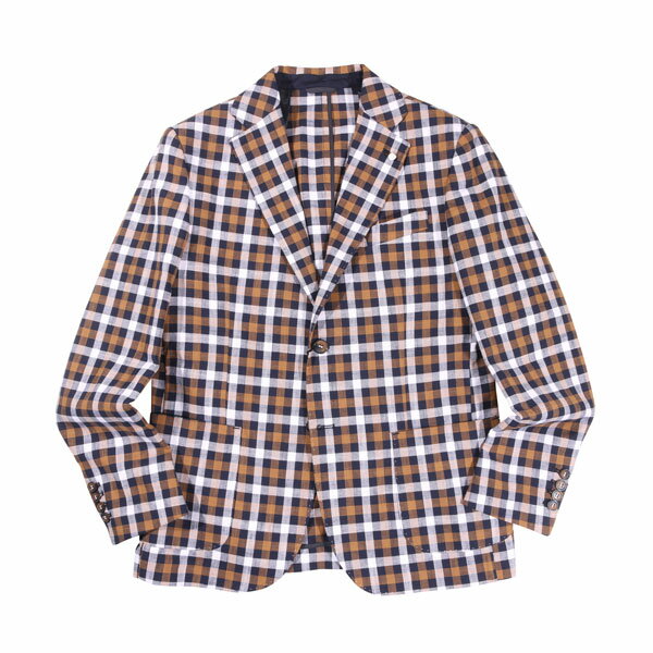 TWO-BI ジャケット GR10 メンズ 春夏 チェック コットン アウター トップス イタリア製 並行輸入品 ラッピング無料 送料無料 29771