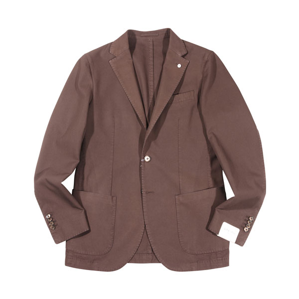 【46】 L.B.M.1911 エルビーエム ジャケット 2837 ブラウン 茶 コットン 並行輸入品 ラッピング無料 送料無料 29899-46