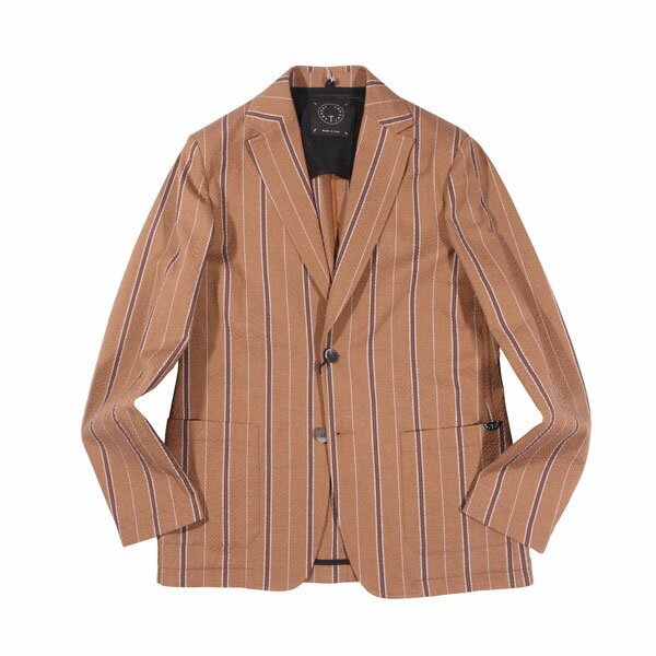 楽天Utsubo StockT JACKET ティージャケット ジャケット 51G419JR メンズ 春夏 ストライプ コットン シアサッカー アウター トップス イタリア製 並行輸入品 ラッピング無料 送料無料 29920 uts2410