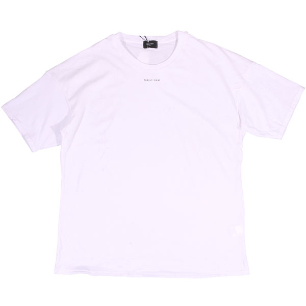 Rakuten - 【XL】 FAMILY FIRST ファミリーファースト Uネック半袖Tシャツ T980B ホワイト 白 コットン 並行輸入品 ラッピング無料 送料無料 31147-xl
