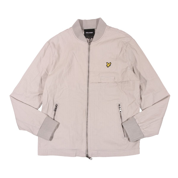 Rakuten - 【お買い物マラソン 20%OFF】 【M】 LYLE&SCOTT ライルアンドスコット ブルゾン JK1804VS グレー 灰色 コットン 並行輸入品 ラッピング無料 送料無料 31689-m