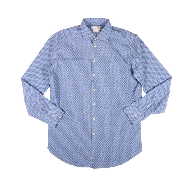 【43】 ETRO エトロ 長袖シャツ U20 11451 3278 3XLサイズ相当 ネイビー 紺 コットン カジュアルシャツ 大きいサイズ イタリア製 並行輸入品 ラッピング無料 送料無料 A31957(4)