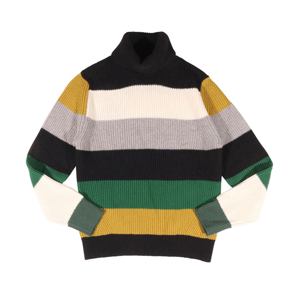 +39 masq マスク タートルネックセーター 9128-7-00 メンズ 秋冬 ボーダー ウール ニット イタリア製 並行輸入品 ラッピング無料 送料無料 32088