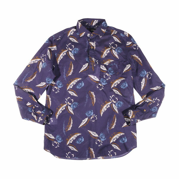 【美品】 LARDINI 半袖シャツ イタリア製 定価4万6千円 LARDINI (ラルディーニ) ピエトロ・テルツィー二コラボ 刺繍入り