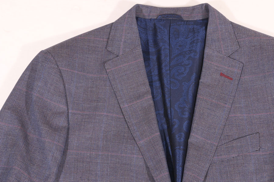 【48】 ETRO エトロ スーツ 1A907/1111 ネイビー 紺 チェック ウール イタリア製 並行輸入品 ラッピング無料 送料無料 A32204