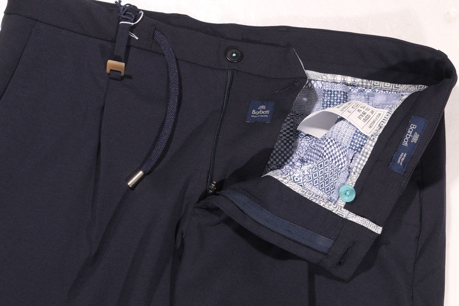 【54】 BARBATI バルバティ パンツ 123761 3XLサイズ相当 ネイビー 紺 コットン ズボン 大きいサイズ 並行輸入品 ラッピング無料 送料無料 A32274