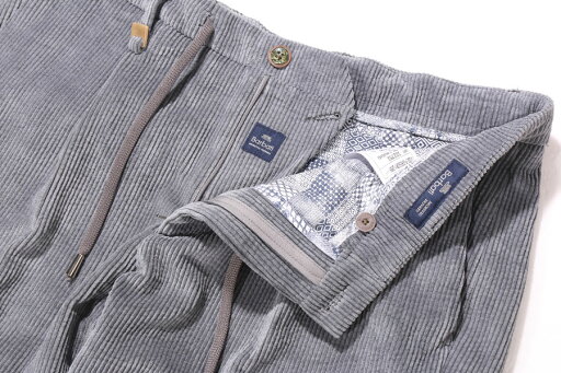 【52】 Barbati バルバティ パンツ P-GREGORY-LC222752 XXLサイズ相当 秋冬 グレー 灰色 ポリエステル コーデュロイ ズボン 大きいサイズ 並行輸入品 ラッピング無料 送料無料 W32539