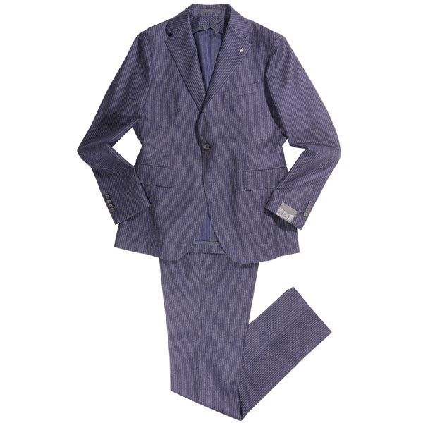 訳あり 【52】 Tagliatore タリアトーレ スーツ 2SMC23B01AI ネイビー 紺 ストライプ ヴァージンウール ヴァージンウール100％ 並行輸入品 ラッピング無料 送料無料 32640-52