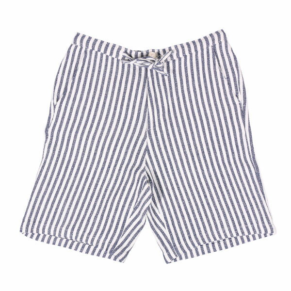 Rakuten - 【S】 SELECTED HOMME セレクティッド　オム ハーフパンツ 16091289 Regular ホワイト 白 ストライプ コットン 並行輸入品 ラッピング無料 送料無料 33051-s