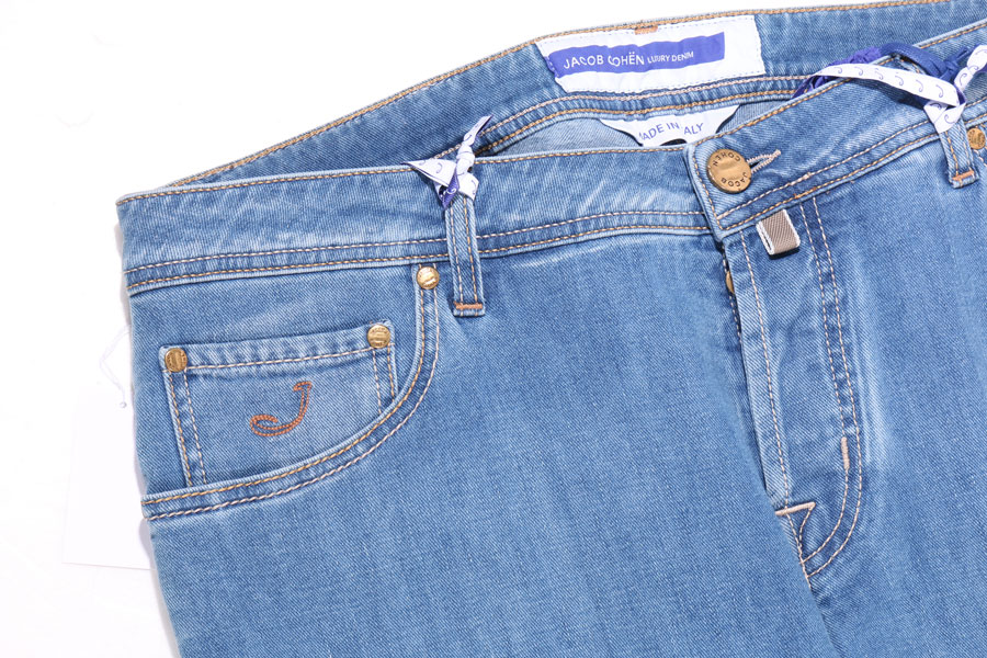【38】 JACOB COHEN ヤコブコーエン ジーンズ UQ E06 33 S2851 NICK 3XLサイズ相当 ブルー 青 コットン デニム 大きいサイズ イタリア製 並行輸入品 ラッピング無料 送料無料 A33060