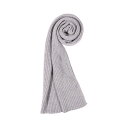 WOOL&CO ウールアンドコー マフラー 2024/02 WO 4730 秋冬 グレー 灰色 カシミヤ カシミヤ混 イタリア製 並行輸入品 ラッピング無料 送料無料 W33397