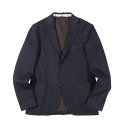 【48】 ETRO エトロ ジャケット 132 U1187 Q0312 020003 Lサイズ相当 ネイビー 紺 ストライプ アウター トップス イタリア製 並行輸入品 ラッピング無料 送料無料 A33812