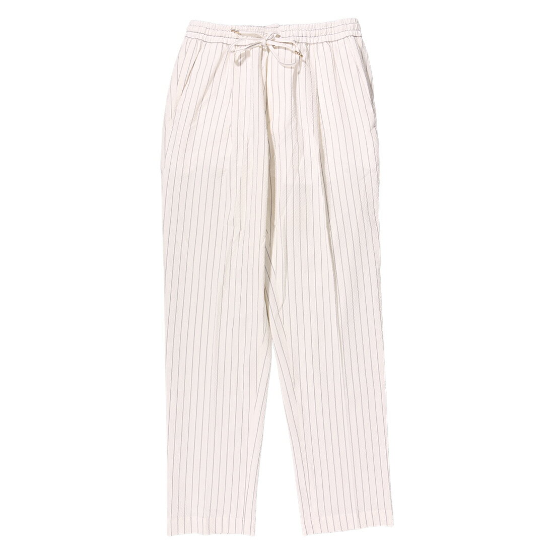 Rakuten - 【31】 BRIGLIA ブリリア パンツ 324143 ベージュ ストライプ コットン シアサッカー 並行輸入品 ラッピング無料 送料無料 34709-31