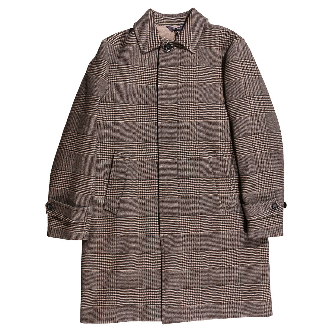 Rakuten - 【48】 CIRCOLO チルコロ コート CN4549 ブラウン 茶 グレンチェック コットン 並行輸入品 ラッピング無料 送料無料 34906-48