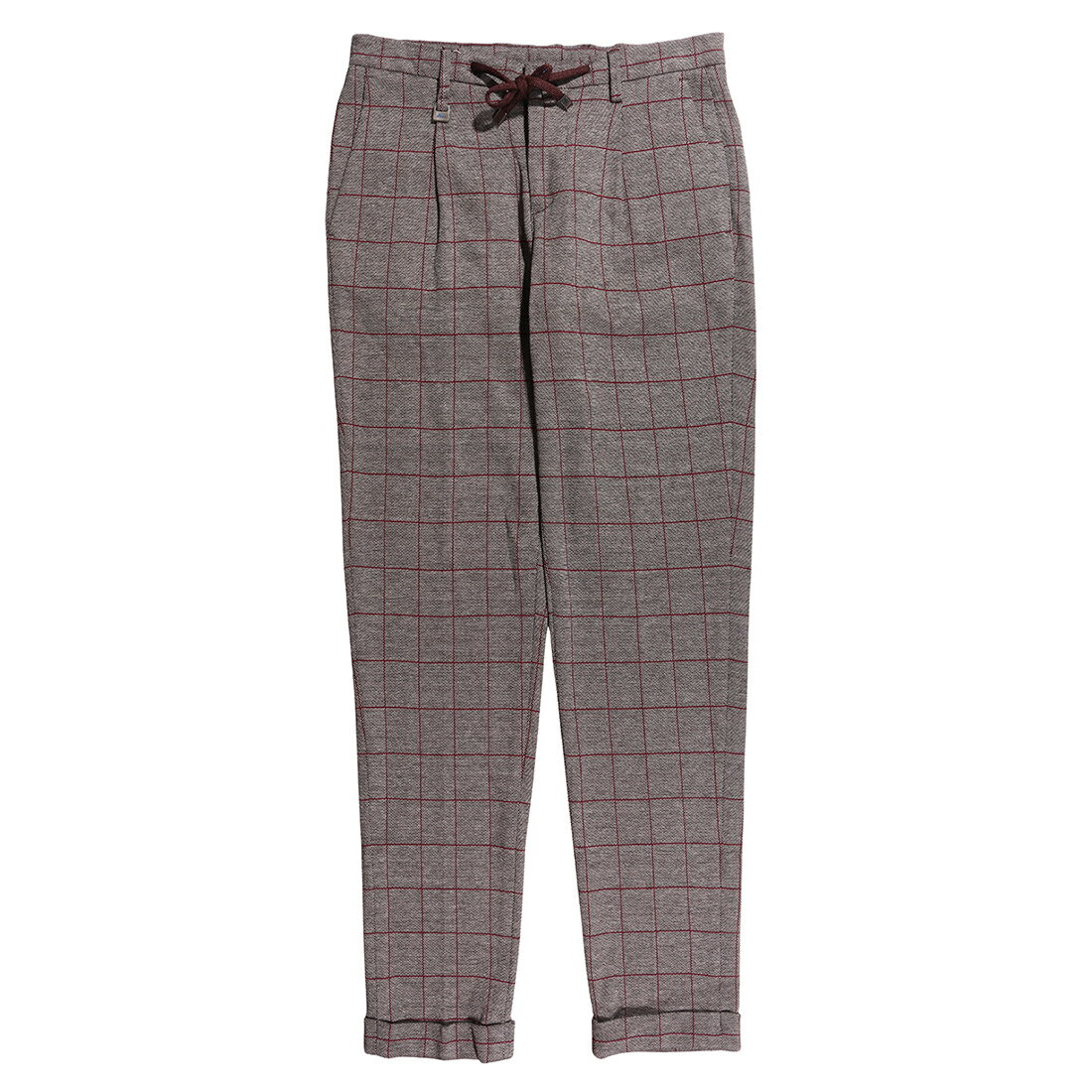 Rakuten - 【44】 Barbati バルバティ パンツ 223972 ブラウン 茶 チェック レーヨン 並行輸入品 ラッピング無料 送料無料 34970-44