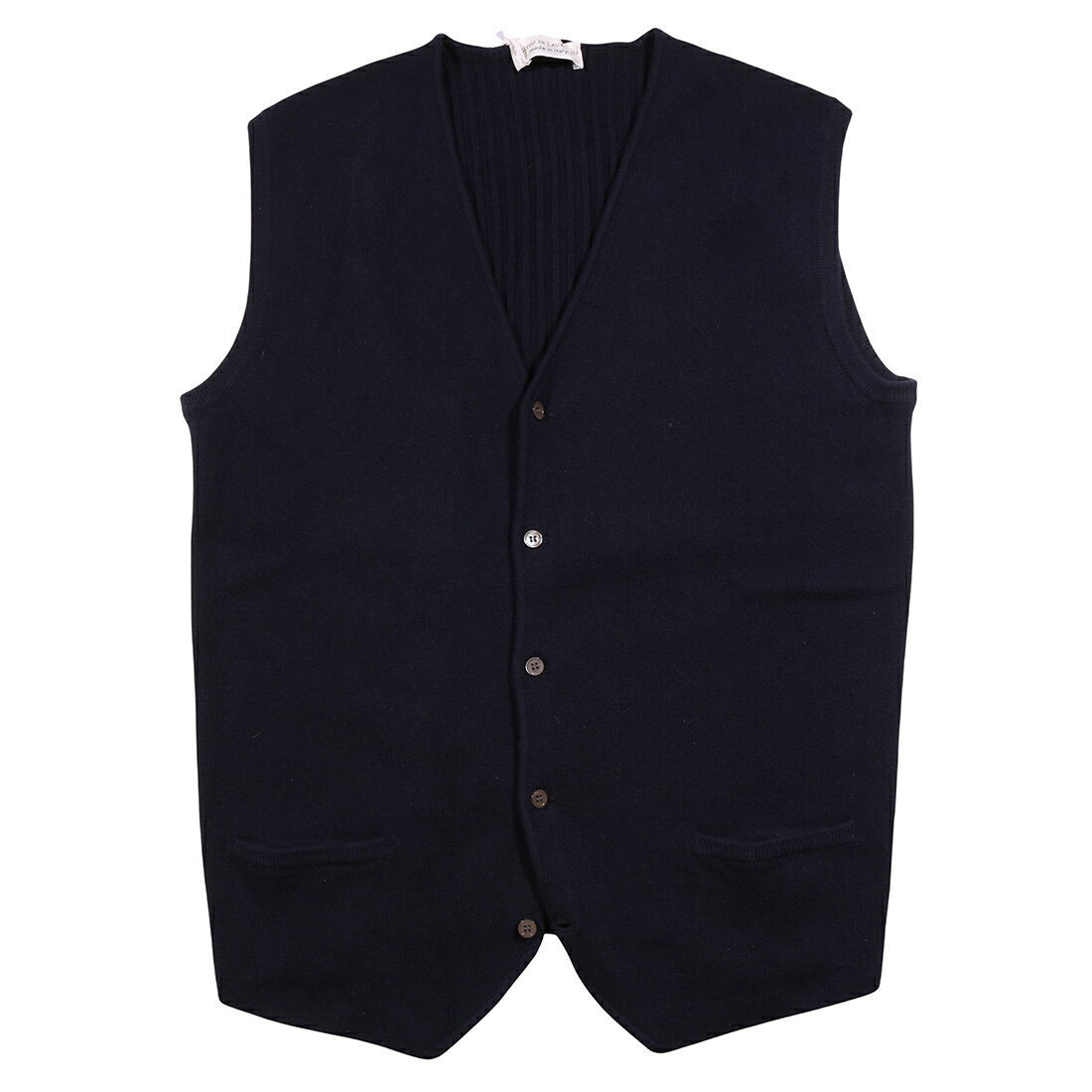 Rakuten - 【52】 FILIPPO DE LAURENTIIS フィリッポ デ ラウレンティス ニットベスト BBML 000001 ネイビー 紺 カシミヤ カシミヤ100% 並行輸入品 ラッピング無料 送料無料 35062-52