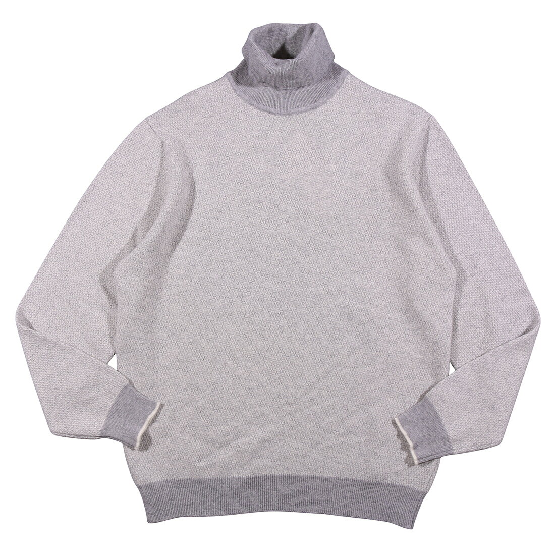 Rakuten - 【54】 HERITAGE ヘリテイジ タートルネックセーター H1246D グレー 灰色 ウール カシミヤ混 並行輸入品 ラッピング無料 送料無料 35133-54