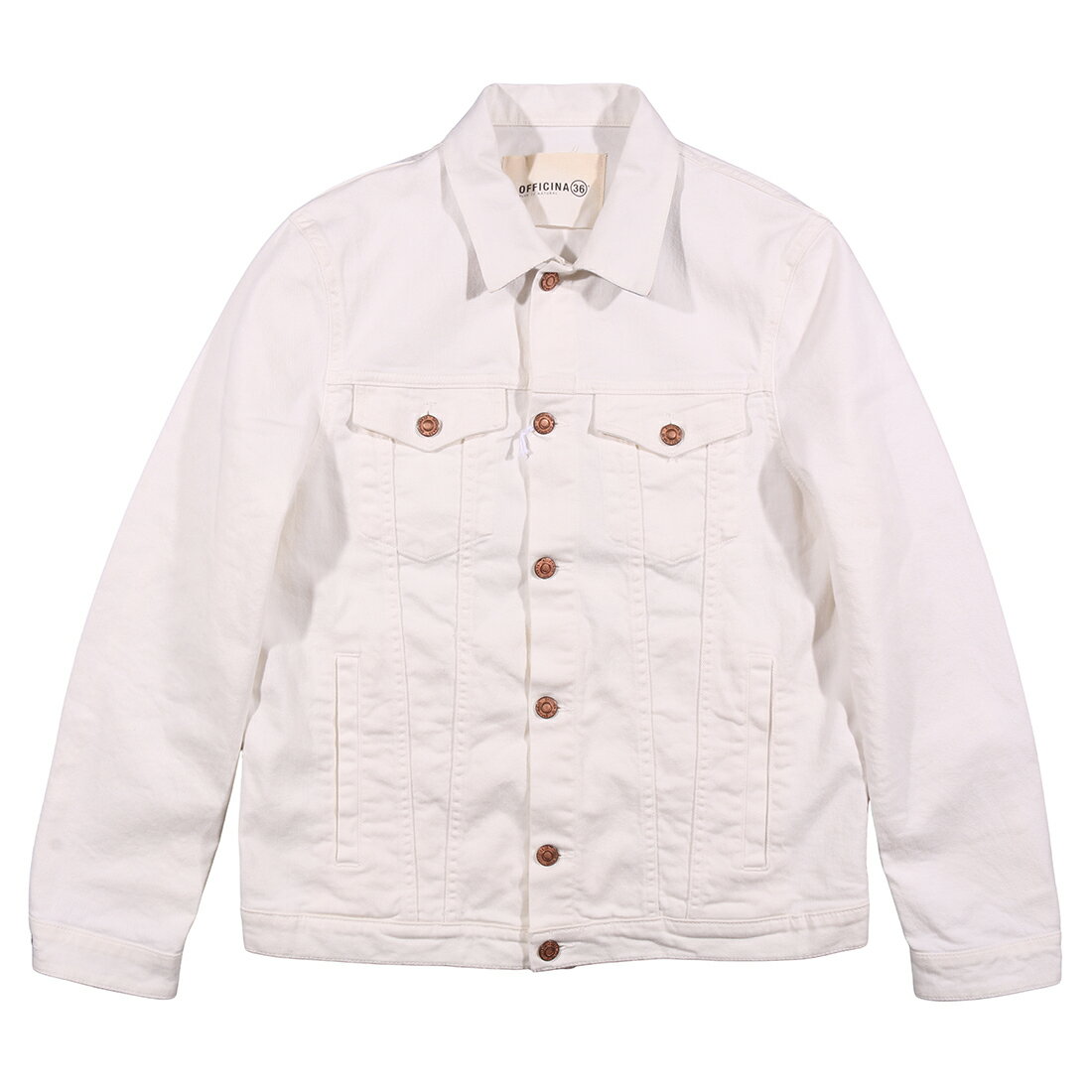 Rakuten - 【S】 officina 36 オフィッチーナ　トレンタセイ ジージャン 0756409248 ホワイト 白 コットン 並行輸入品 ラッピング無料 送料無料 35135-s