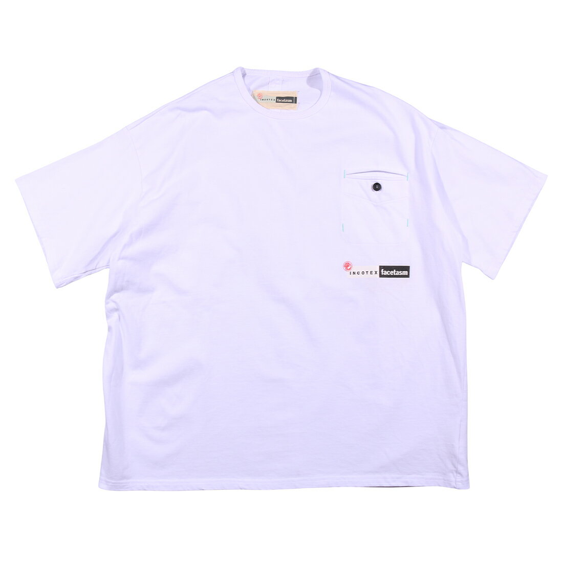 Rakuten - 【M】 INCOTEX RED インコテックス レッド Uネック半袖Tシャツ 240289 291A ホワイト 白 コットン 並行輸入品 ラッピング無料 送料無料 35142-m