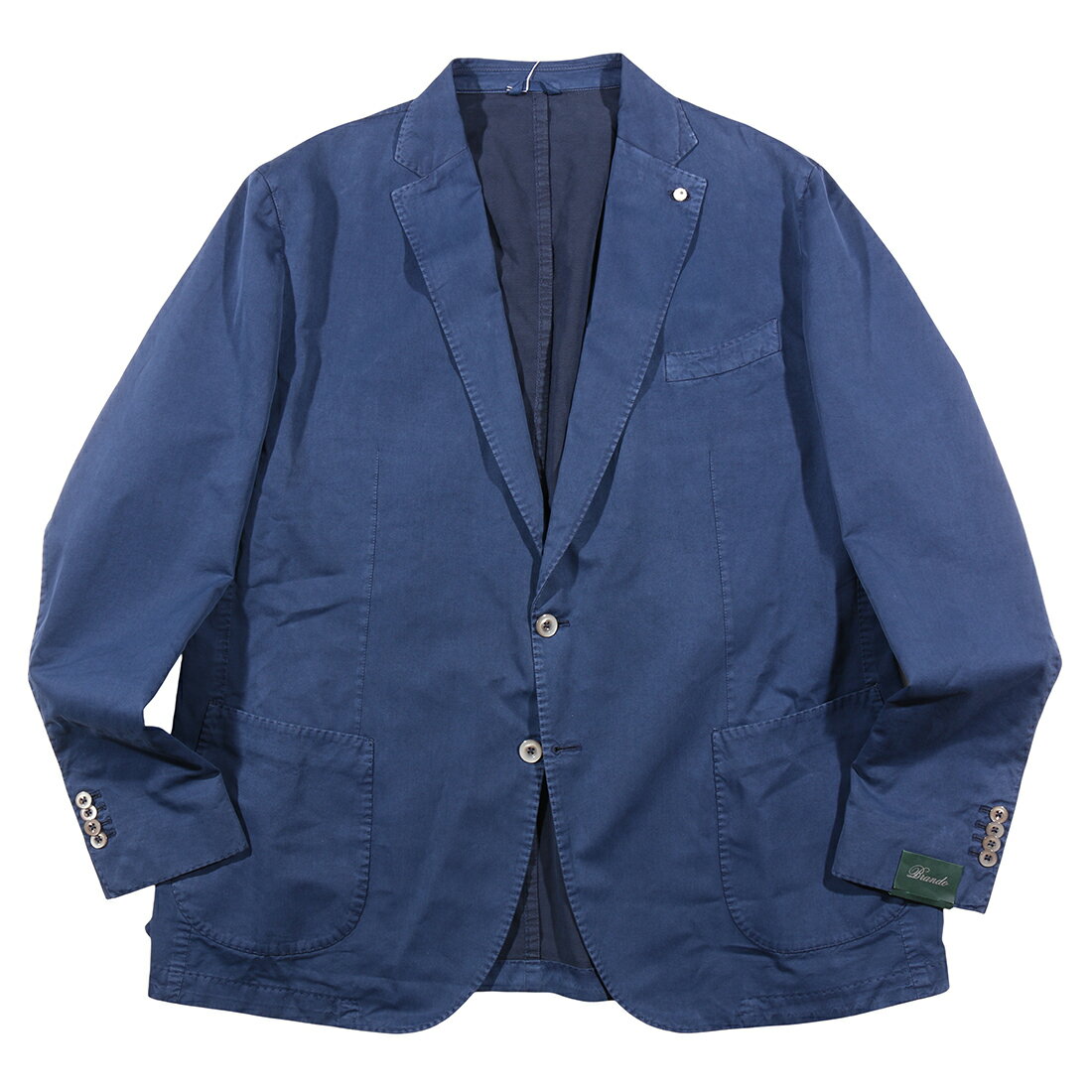 Rakuten - 【62】 Brando ブランド ジャケット 85720/3 ネイビー 紺 コットン シルク混 並行輸入品 ラッピング無料 送料無料 35148-62