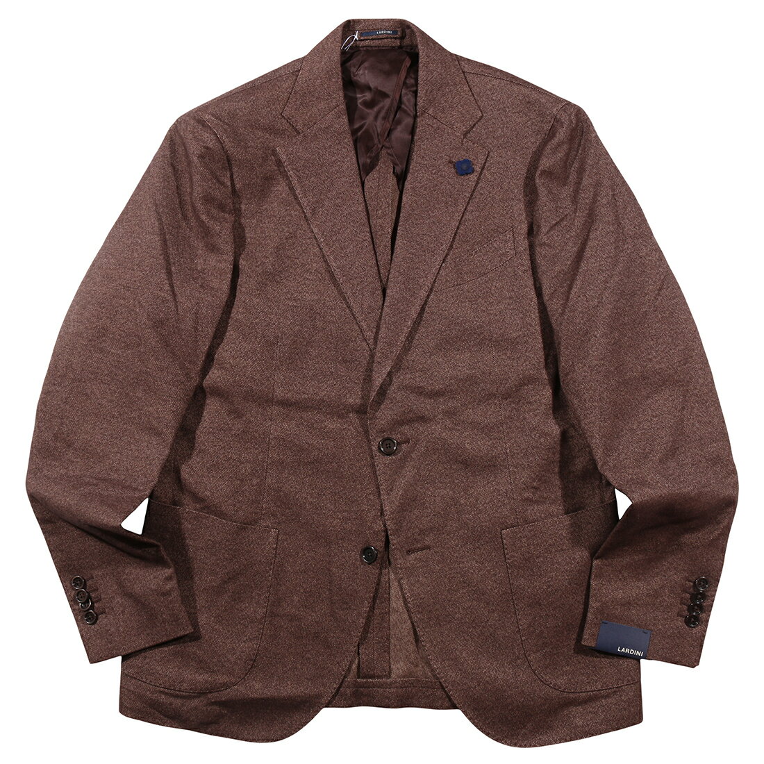 Rakuten - 【46】 LARDINI ラルディーニ ジャケット IR566AE ブラウン 茶 コットン 並行輸入品 ラッピング無料 送料無料 35207-46