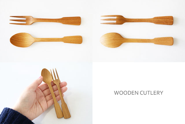 Cápsula de madera/fork Tamaño S Madera natural Tamaño de madera Made in Indonesia Hands-made/Osharé/Presentación/Madera de vida/Presentación/Artigo de madera/Presentación — vista 2