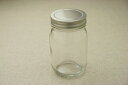 銀キャップ ガラス 保存ビン 450 日本製 ブリキふた シンプルなガラス瓶