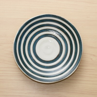 呉須と錆 うず紋 16.5cm 取り皿 5寸皿 中皿 和食器銘々皿 プレート 日本製 美濃焼 カフェ風 おうちカフェ