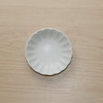 色釉5色白マット豆皿10cm小皿和食器薬味皿醤油皿プレート菊形