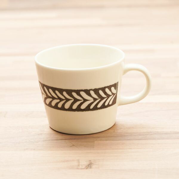マグカップ アイボリー/グレー ブロウ｜コップ 食器 日本製 美濃焼 おしゃれ カフェ食器 インスタ映え 人気