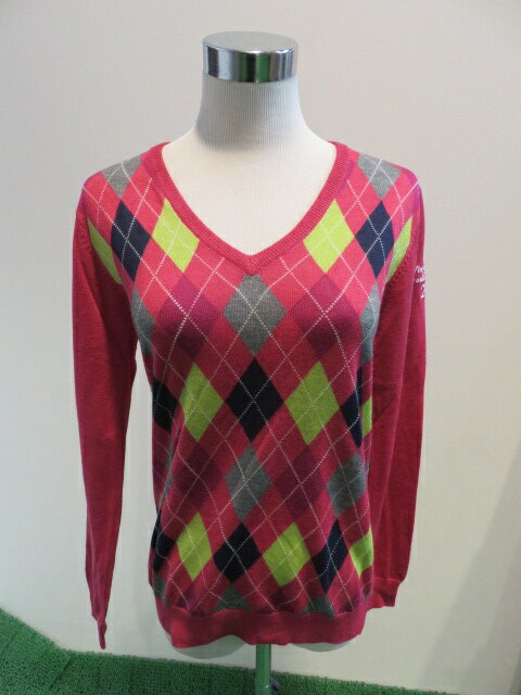 23区【オンワード】 レディース Vネック セーターCKR VL SW-0414 ピンク系【1501】