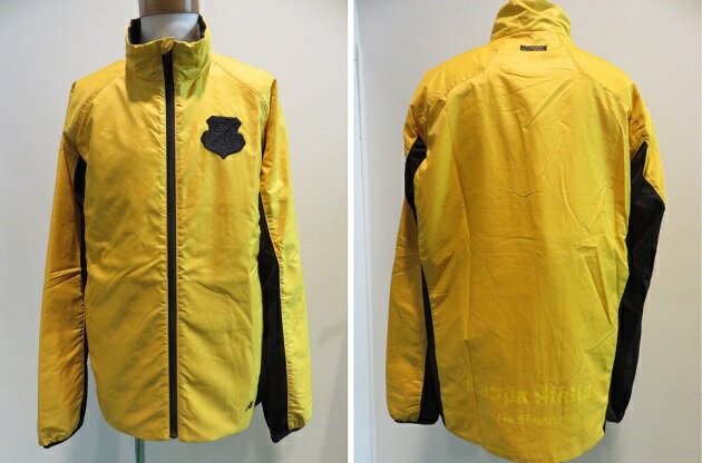 【送料無料】カッパ ブルゾン 中綿 上着 KG452OT13 L イエローレインウェア ポーチ付き ゴルフ ゴルフウェア kappa 【1671】